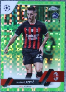 2022-23 Topps Chrome UEFA UCC Marko Lazetic /399 Green Xfractor RC #185 - Picture 1 of 2