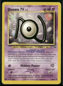 Pokémon Neo Discovery #50/75 Unown [N] Non Comune, giocato moderatamente - Foto 1 di 2