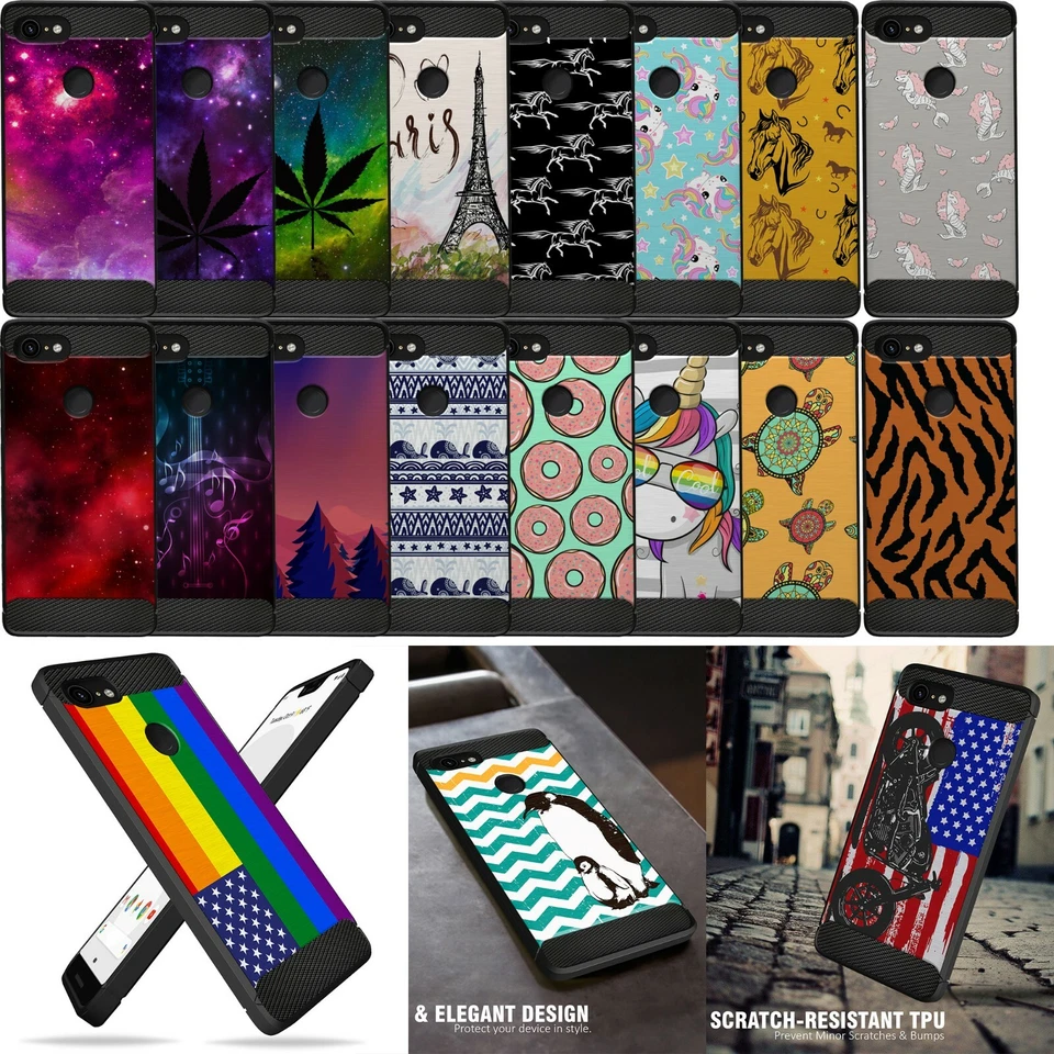 For Google Pixel 3 (2018)- Flexible Black TPU Case Ultra Slim Profile Design - Image 1 of 1