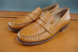 Cole Haan Shoes Womens Size 9.5 Brown Leather Slip On Casual Penny Loafers