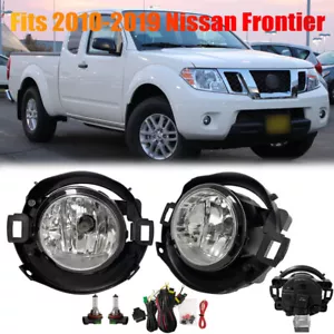 Fits 2010-2019 Nissan Frontier 2005-2015 Nissan Xterra Fog Lights Bumper Lamps - Picture 1 of 16