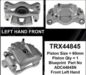 MITSUBISHI FUSO CANTER BRAKE CALIPER BBC44845 MC894838 ADC44845N - Picture 1 of 1