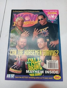 WCW Magazine - Dec 1996 Issue 22 WCW Fall Brawl War Games HorseMen Nwo TNT - Imagen 1 de 2