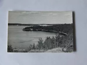Ely Minnesota MN RPPC campo fotografico reale van Vac Burntside Lake - Foto 1 di 2