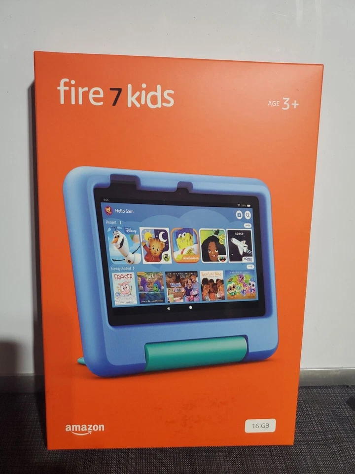 🔥🔥 NEW! Amazon Fire 7 Kids 12th Gen (2022) 16GB Tablet, Wi-Fi, 7" - Blue 🔥🔥 - Image 1 of 1