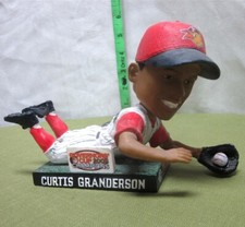 TOLEDO MUD HENS bobblehead Curtis Granderson 2005 Governors Cup Champions statue