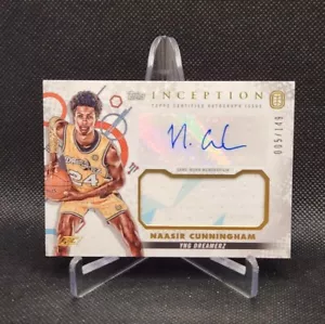 2022-23 Topps Inception OTE Naasir Cunningham RC Auto /149 2 Color Patch - Picture 1 of 2