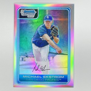 2006 Bowman Chrome Prospects Refractors Michael Ekstrom /500 1st #BC42 Padres