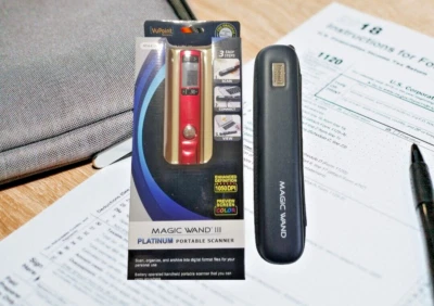 Magic Wand III Receipt & Document Portable Scanner Organize Digitally  Tax Time - Image 1 of 4