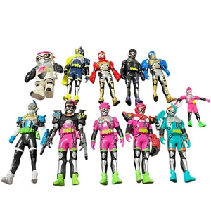 Gran conjunto ¡Gran oferta! Juego de 10 vinilos blandos usados Bandai Kamen Rider serie Ex-Aid - Imagen 1 de 11