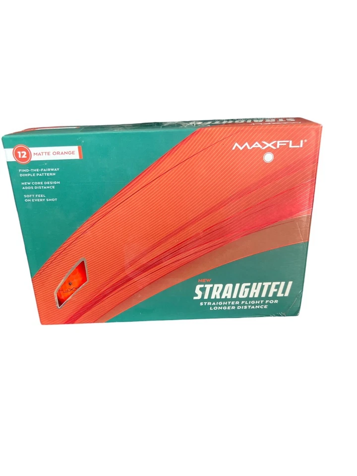 MAXFLI New straightfliGolf balls - 12 matte orange - Image 1 of 1