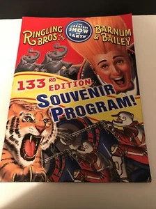 (3) Book Feat 2003 Ringling Bros. Barnum & Bailey Circus Program 133rd Ed.RARE   - Picture 1 of 12