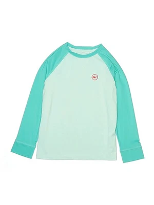 Vineyard Vines Performance Boys Green Long Sleeve T-Shirt 6 - Image 1 of 2