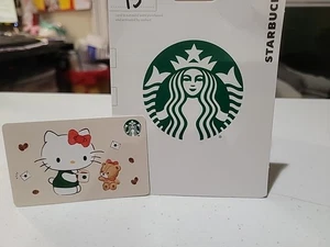 2025 Starbucks Hello Kitty Gift Card Edizione Limitata No Balance Card Solo - Foto 1 di 3