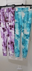 Justice Girls  Tie Dye Sweatpants Large 12-14 - Picture 1 of 9