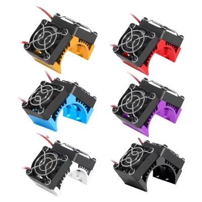 Model Car Motor Cooling Device with Double Fan Design For 1/8 Scale Model Car - Image 1 of 4