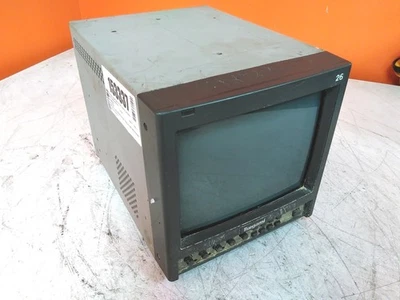 No Power Ikegami TM9-1 9" CRT S-Video Composite Color Monitor Bad Smell AS-IS - Image 1 of 4