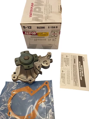 Bomba de agua japonesa NPW S-12 Ref 165-1150 para Metro Sprint Firefly Suzuki Swift Foto 1 de 2