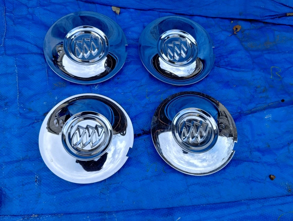  Juego de tapas centrales de rueda cromadas de 7 ranuras Buick Enclave 2008 2009 2010 19" 9597105  Foto 1 de 4