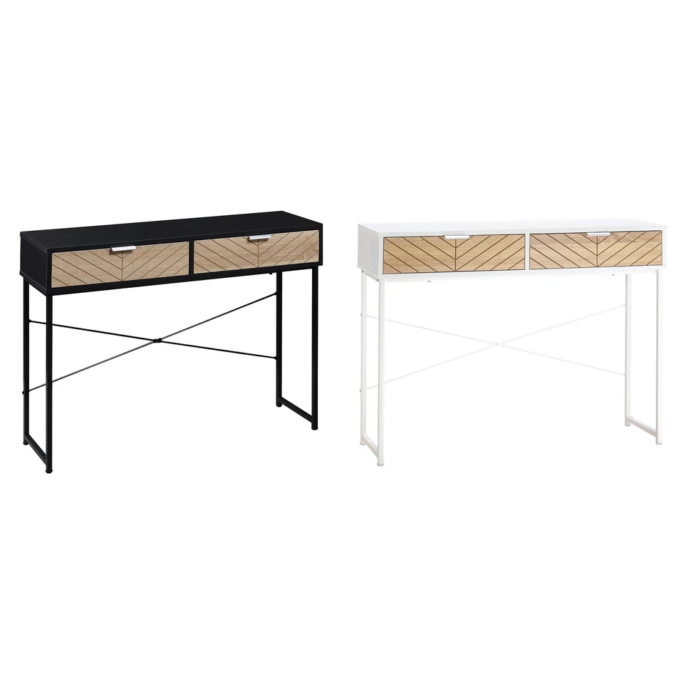 HOMCOM Consolle Moderna con 2 Cassetti in Metallo Tavolo per ingresso - Image 1 of 1