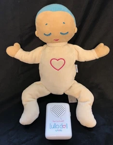 Lulla Doll RoRo Baby Sleep Soother Heartbeat Breathing Sounds Blue K4 - Picture 1 of 2