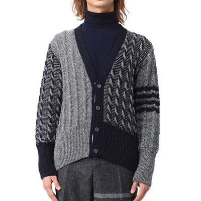 Cardigã Thom Browne Funmix cabo MKC486F Y1506 035 66902126 - Imagem 1 de 4