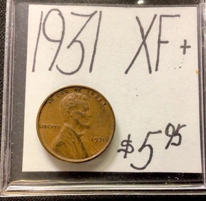¡Centavo Lincoln Wheat 1931 XF+! Monedas ENN - Imagen 1 de 3