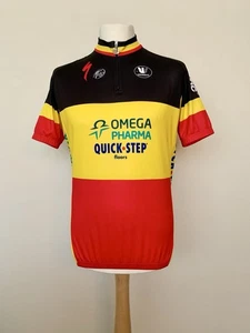 Omega Pharma Quick Step 2012 Belgium Champion Tom Boonen Tour de France shirt - Picture 1 of 4