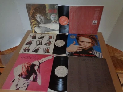 3xLP's SIMPLY RED - A NEW FLAME/MEN AND WOMEN/PICTURE BOOK rock soul pop FOTOS - Bild 1 von 4