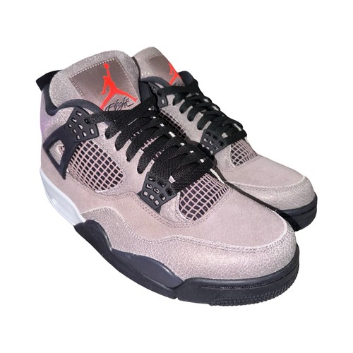 Nike Air Jordan 4 Retro Taupe Haze Black GS 2021 DJ6249 200 Youth taglia 7 anni nuove