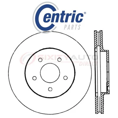 Centric C-TEK Disc Brake Rotor for 2004-2017 Nissan Quest 3.5L V6 - Kit Set bg - Изображение 1 из 4
