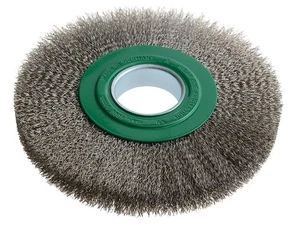 Lessmann - Wheel Brush D200mm x w25-27 x 50 Bore Steel Wire 0.30 - Picture 1 of 1