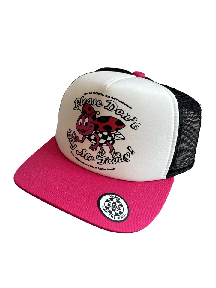 Brand New Vans Kids Supply Trucker Hat Cherries Jubilee - Image 1 of 1
