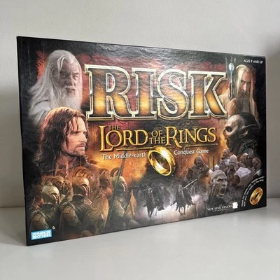 RISK Lord of the Rings Middle Earth Conquest PARTS SEALED COMPLETE w/ RING 2002 - Image 1 of 4