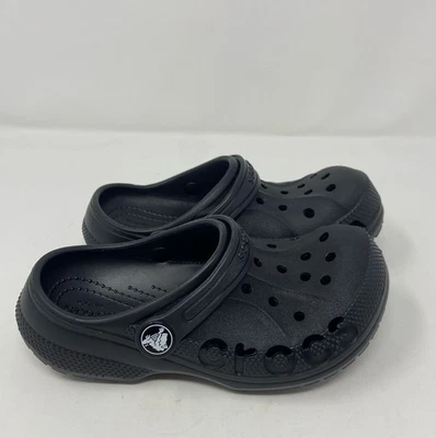 Tamanco Crocs Kids Baya preto C13 criança pequena - Imagem 1 de 4