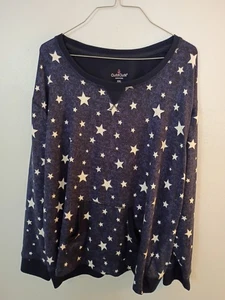 Cuddle Duds Pyjama Set 2XL blau mit Sternen, sehr weich und kuschelig - Bild 1 von 6
