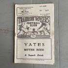 1961 TRANMERE ROVERS V MILLWALL 61/62 DIVISION 4 LEAGUE CHAMPIONS PROGRAMME VGC