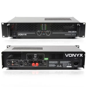 Vonyx VXA 1200 MKII 2-Channel Power Amplifier 1200W DJ Sound System - Picture 1 of 9