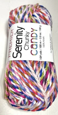 PREMIER YARNS SERENITY CHUNKY CANDY. 1pk. SPRINKLES. I Combine Ship. See Detail