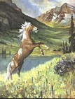 Mustang Horse - 1951 Vintage illustration by Wesley Dennis