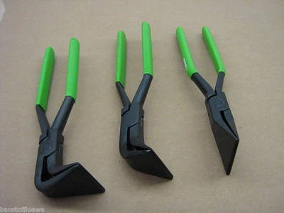 Freund Falzzangen Set 3 Stück 60 mm Falzzange Zange Set gerade, 45°, 90°