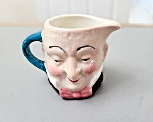 Vintage Miniature Artone Character Toby Jug Micawber Charles Dickens Double Face - Picture 1 of 8