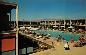 Sands Motor Hotel Baden Pool Szene Tucson, AZ Vintage 1960er Postkarte - Bild 1 von 2