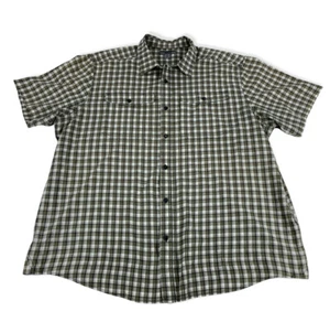 Gander Mountain Guide Series Mens Button Front Shirt Size 2XL Green Plaid - Picture 1 of 6