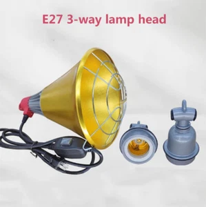 Plug-In Pendant Light Bulb Kit ceramics E27 3-way lamp head Dimmer Switch Socket - Picture 1 of 9