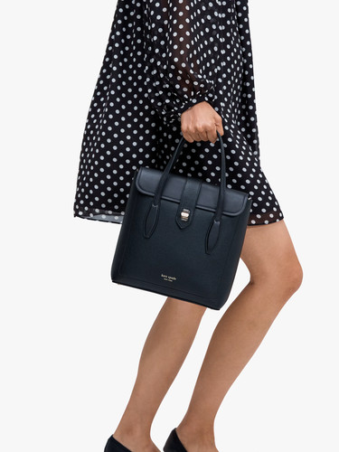 Borsa tote Kate Spade Essential North South in pelle nera PXR00270 Borsa a tracolla Nuova con etichette
