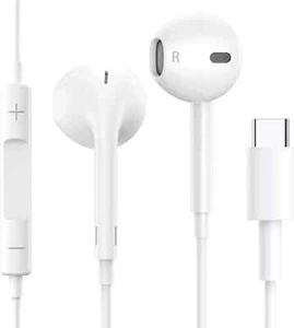 USB-C Kabelgebunden Original Kabelgebunden Kopfhörer mit Typ C iPhone iPad Mac - Bild 1 von 8