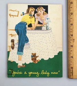 Vintage 1952 You're A Young Lady Now Booklet Menstruation Kimberly Clark Kotex - Bild 1 von 6