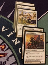 3x Aerie Mystics-3x Paragon Of The Amesha-2x Nacatl Hunt Pride. NM. Mtg- Conflux