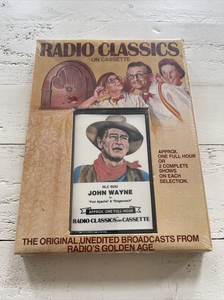 John Wayne Fort Apache & Stagecoach Radio Classics (Cassette) NEW & SEALED - Image 1 of 4